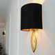 Sconce E14 40W IP20 200mm Black and Brass Sconce E14 40W IP20 200mm Black and Brass